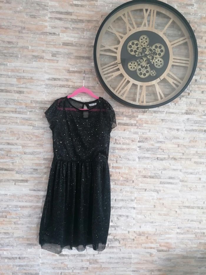 Robe paillettes porté 1seule fois gemo 10ans #10ans_krocaro