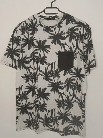 T-shirt Homme🖤palmier🩵1€