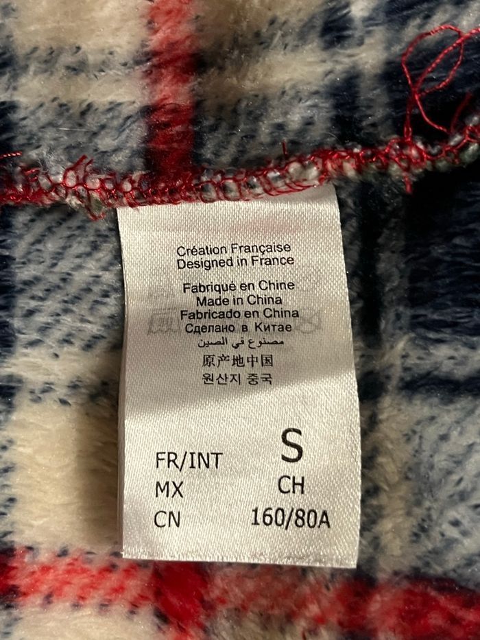 Ensemble Pyjama polaire à carreaux Etam Taille S en TBEG - photo numéro 9