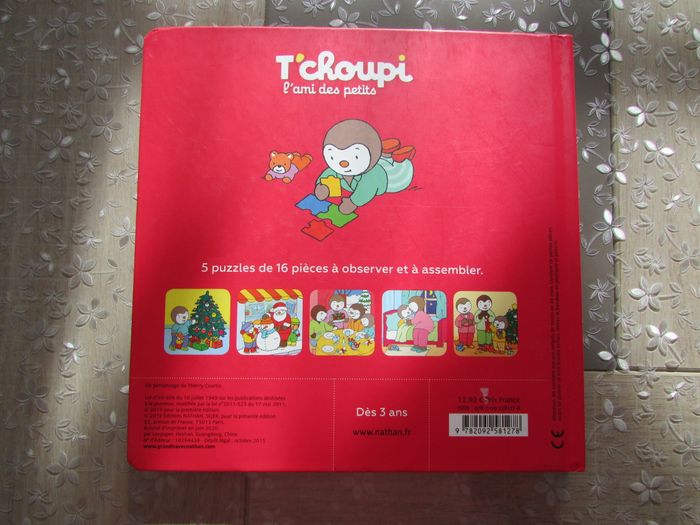 T'choupi Mon livre-puzzle de Noël - photo numéro 3