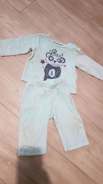 Pyjama bleu turquoise