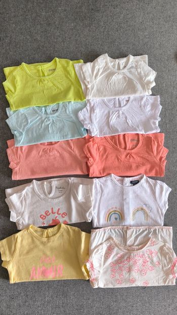 Lot de tee shirts manches courtes