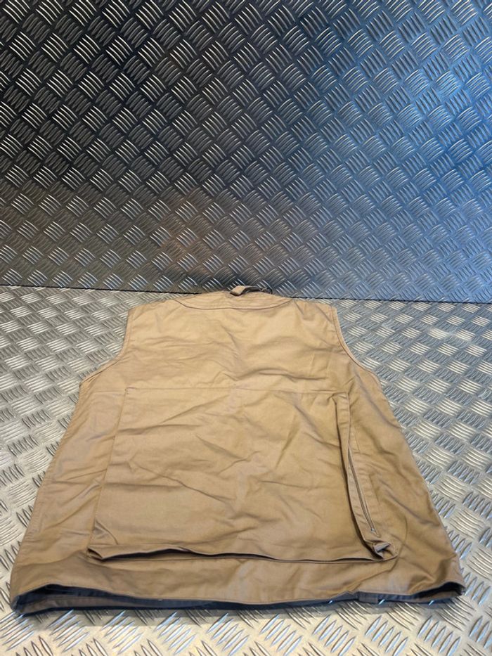 gilet de reporter journaliste peche randonne idaho taille s kaki 1202 14 poches sans manches - photo numéro 4