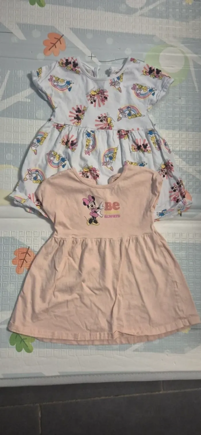 Lot de 2 robes minnie