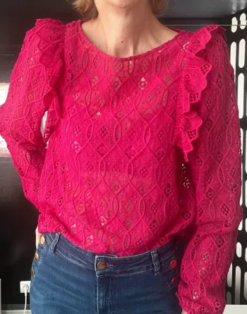 Blouse guipure Salina t36 sezane