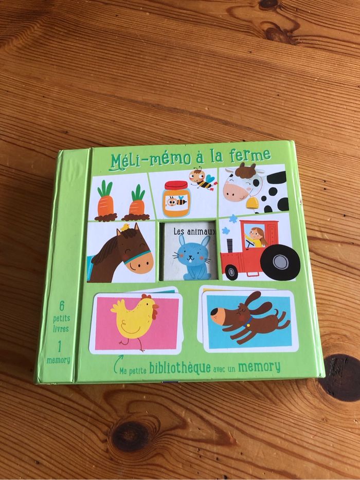 Coffret livres et Memory : la ferme - photo numéro 2