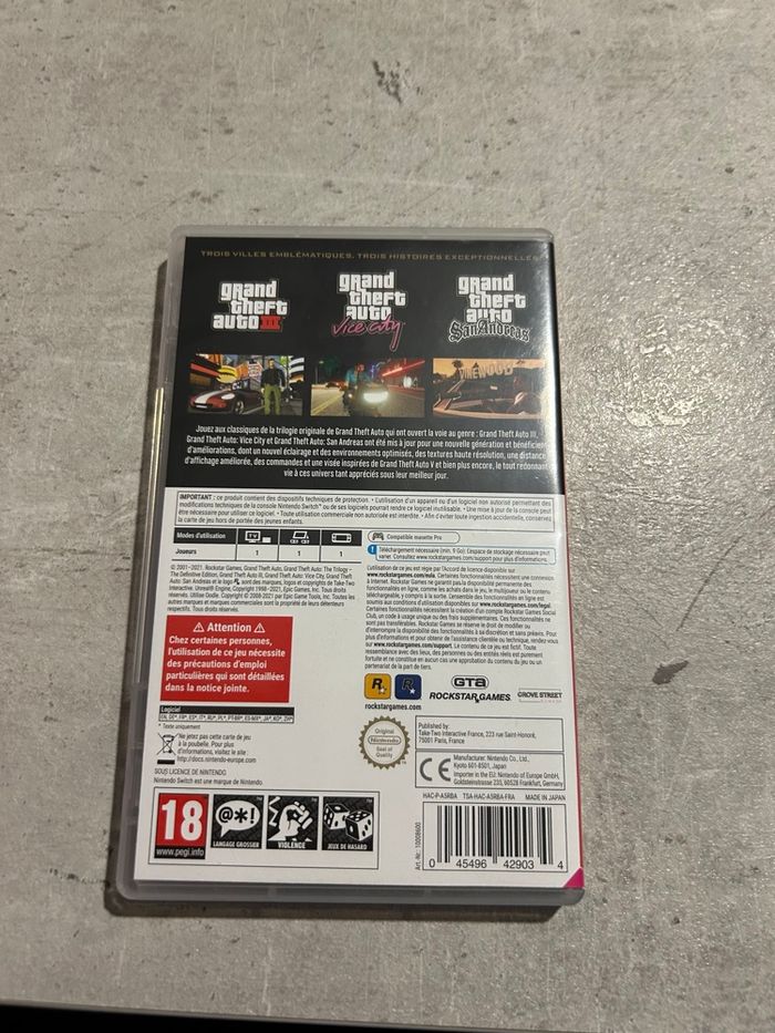 Gta trilogy - switch - photo numéro 2