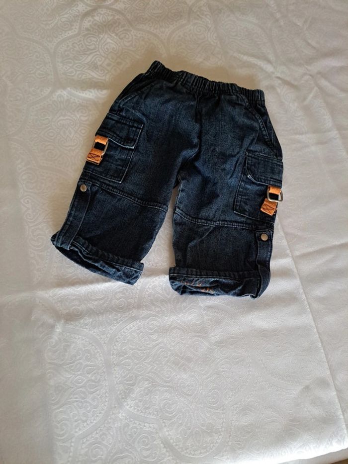 Jeans bleu 6 mois 100%coton - photo numéro 3
