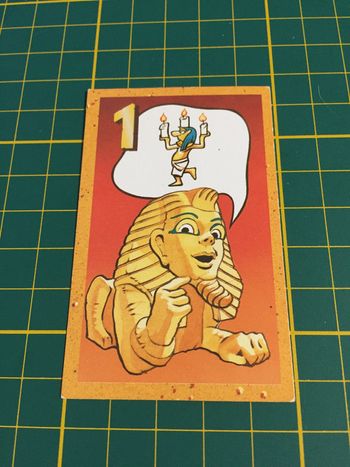 Carte trésor Egyptien 1 pièce détachée jeu de société Ramsès II Ravensburger #A65