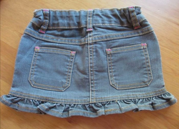 Jupe en jeans grise Orchestra 3 ans - photo numéro 3