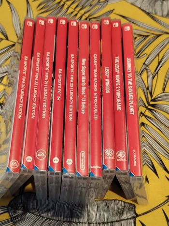Lot de 10 jeux Nintendo Switch