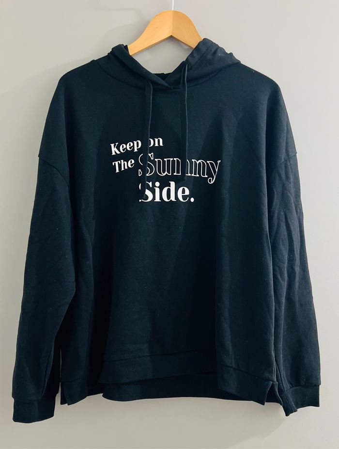 Sweat à capuche femme noir TEX Taille XXL