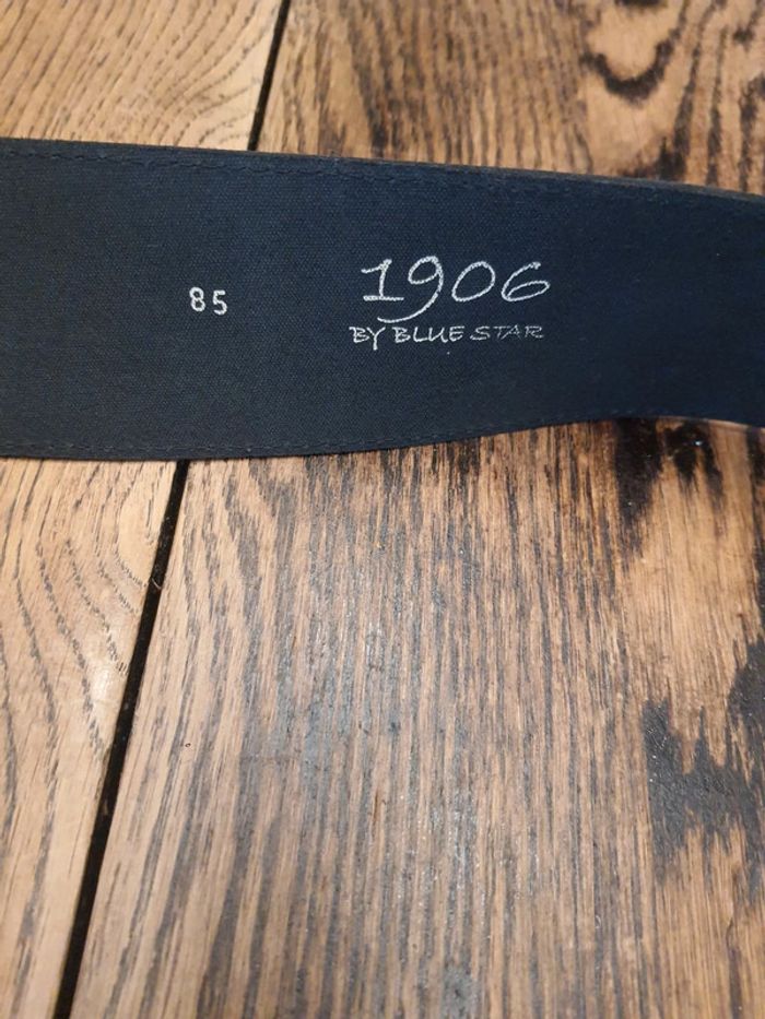 Ceinture noir brillant 1906 by Blue Star 85cm - photo numéro 7