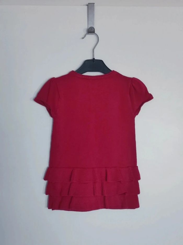 Robe Rouge bordeaux framboise étoile paillettes sequin argent - photo numéro 8