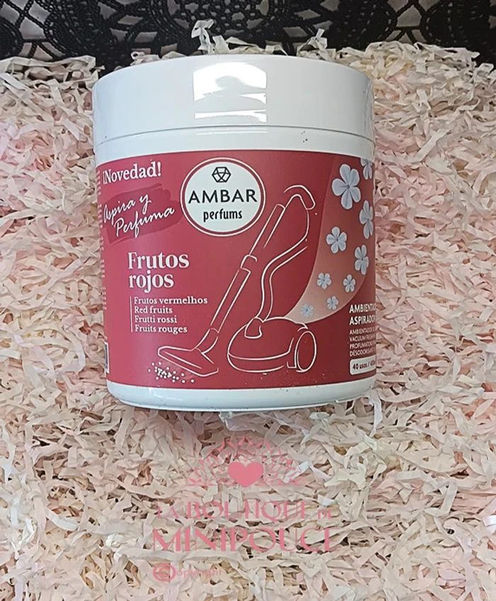 Pour aspirateur fruit rouge