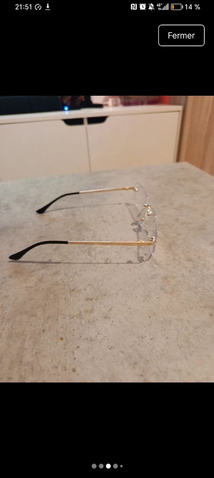 lunettes style cartier neuf - photo numéro 3