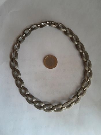 Sublime ras du cou vintage métal