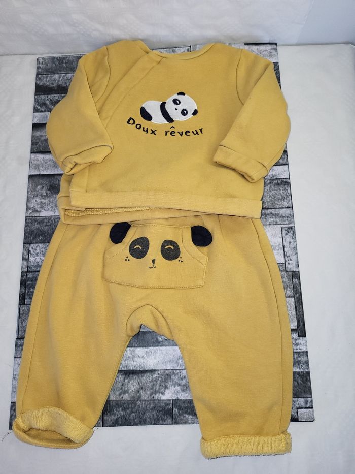 Lot 4 pièces panda (9mois) tape a l'œil - photo numéro 2