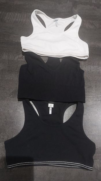 Lot 3 brassières  sport 14-16 ans