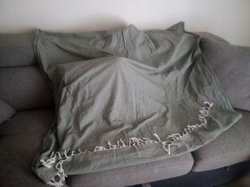 Plaid léger à franges