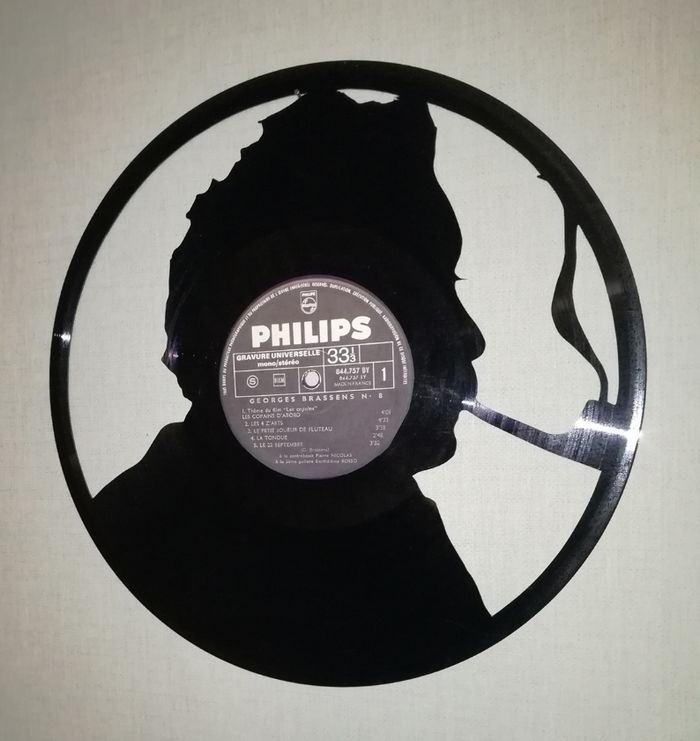 Silhouette Georges Brassens