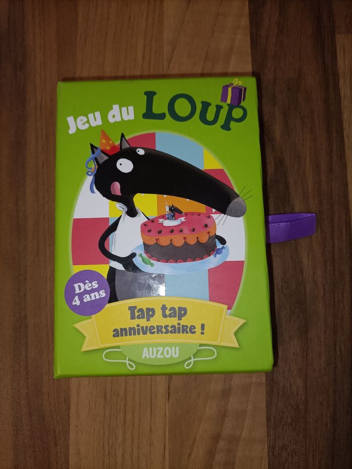 Jeux de société Le Loup Tap Tap anniversaire dès 4 ans Auzou - photo numéro 3