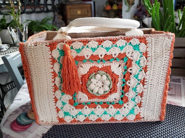 Sac 👜 fait main au crochet Modèle unique