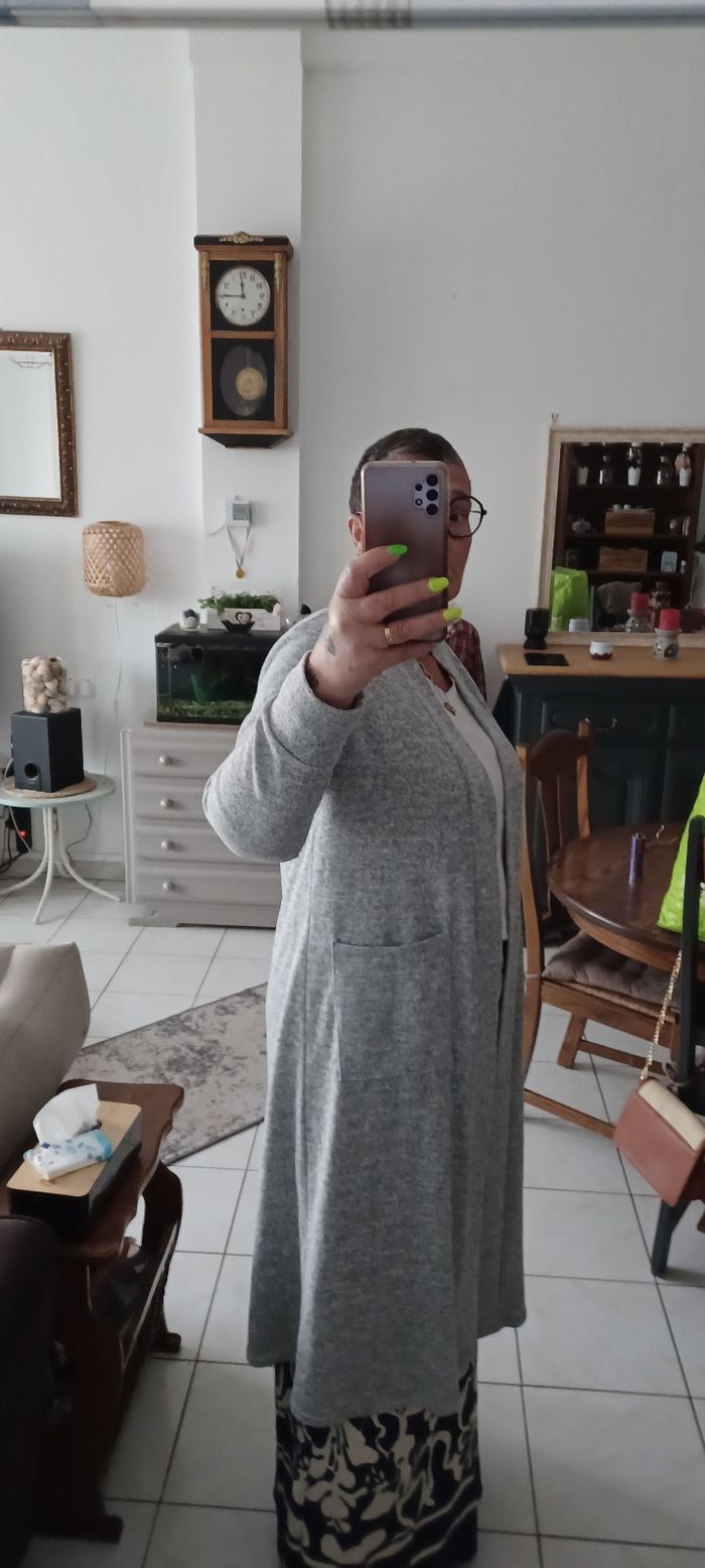 Très beau gilet long femme T U - photo numéro 7