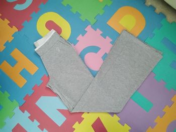 Legging gris pattes d'éléphant
