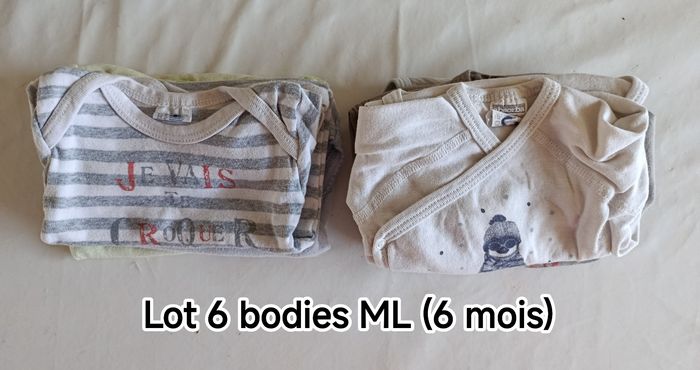 Lot bodies ML (6 mois)