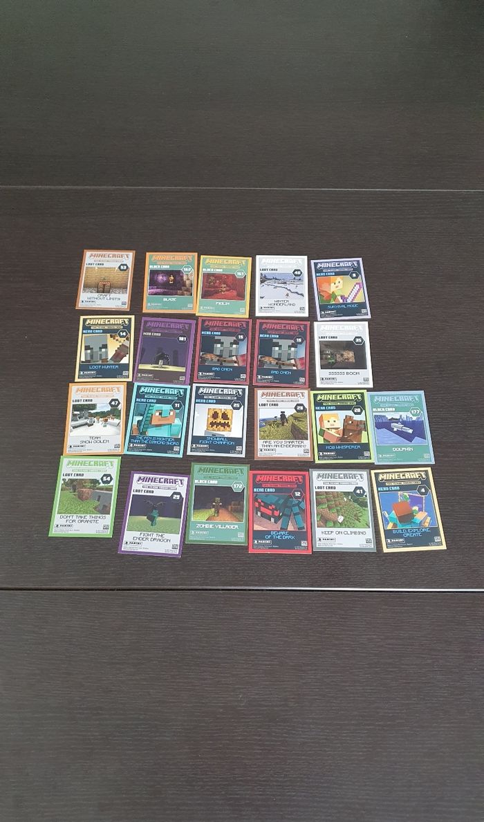 22 cartes Minecraft - photo numéro 2