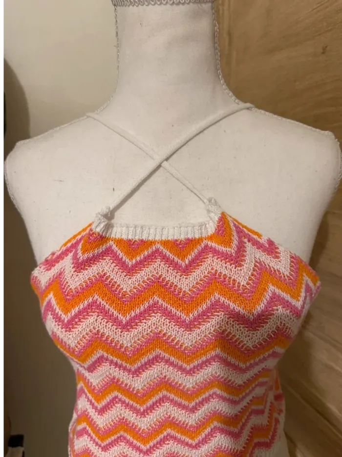 Haut Court Tricoté Motif Chevron - Don't Call Me Jennifer (Jennyfer) - photo numéro 2