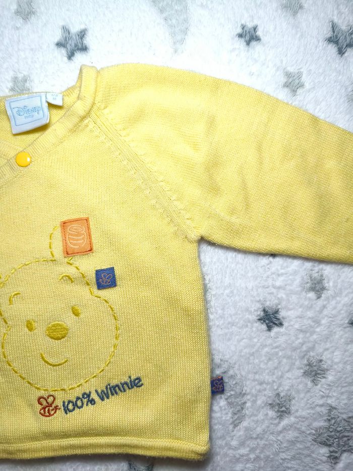Gilet Mixte Disney baby - 1 mois - jaune - très bon état - photo numéro 2