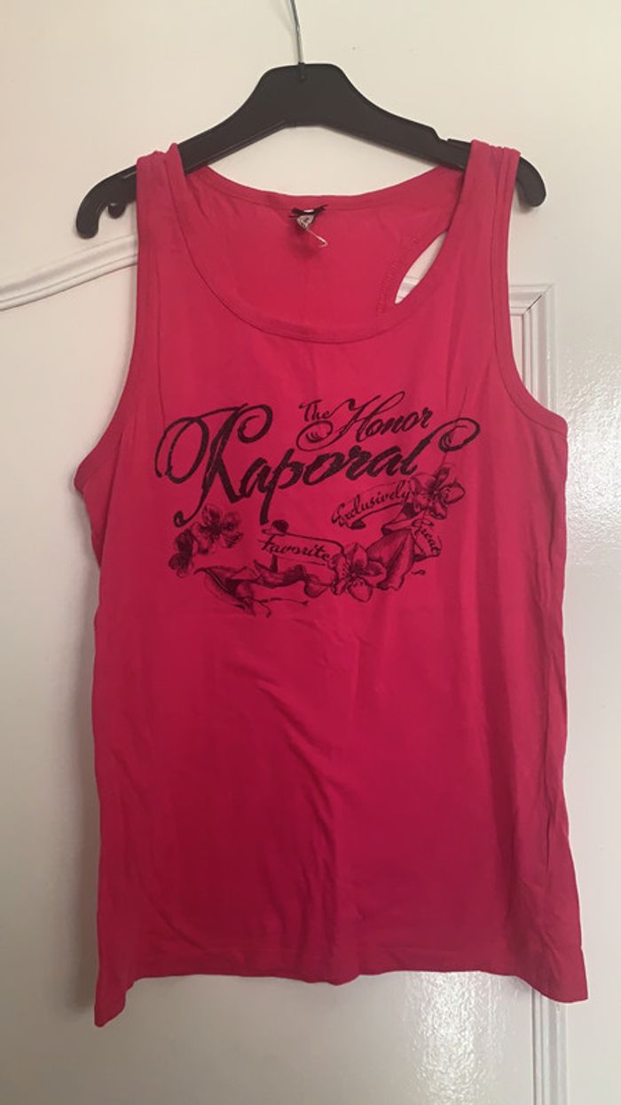 Débardeur été rose Kaporal taille S