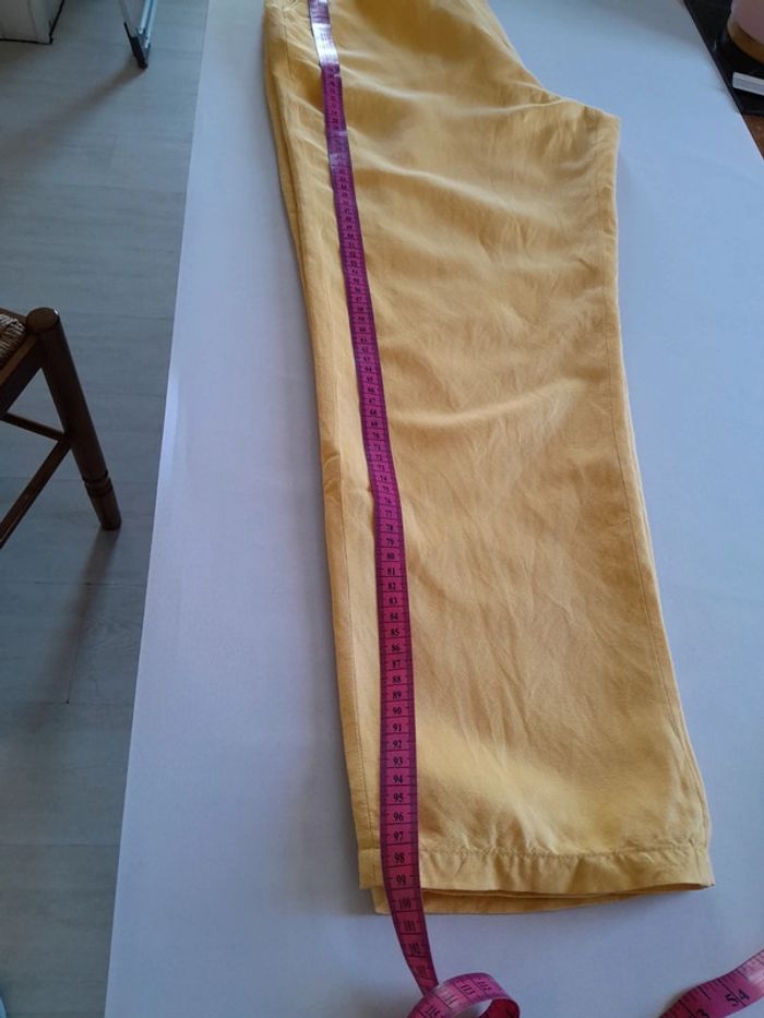 Pantalon lin viscose doublé Anne weyburn taille 40 - photo numéro 13