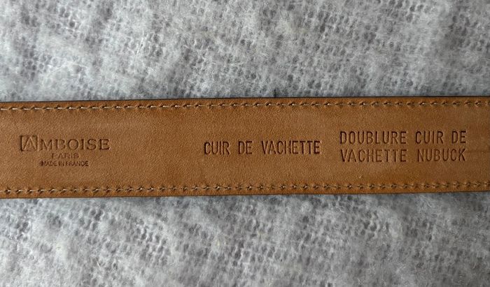 Ceinture en cuir Amboise - photo numéro 5