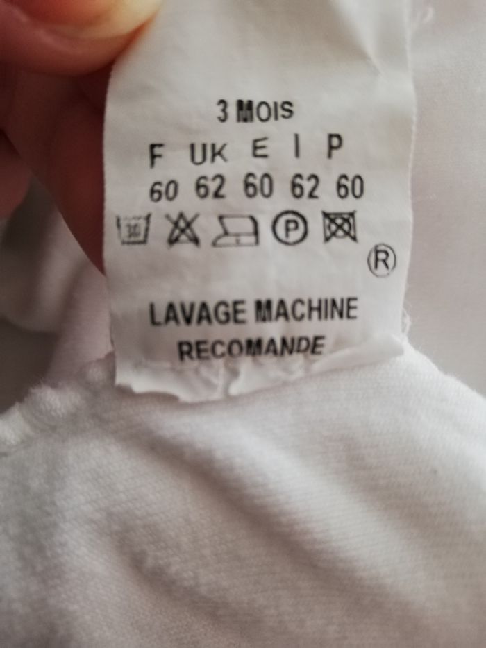 Pyjama manche courte fille 3 mois - photo numéro 4