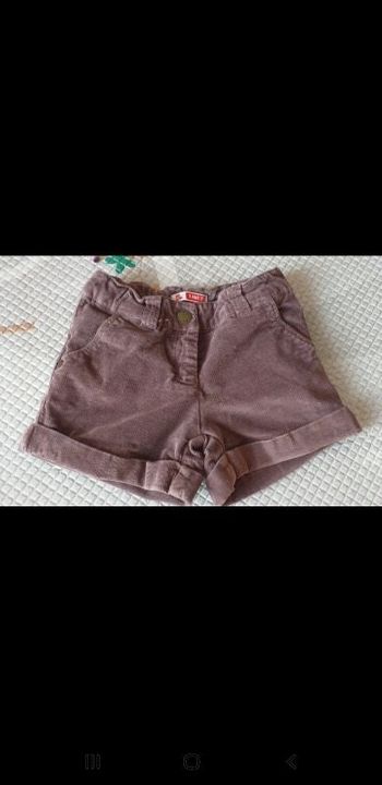 Short en velour