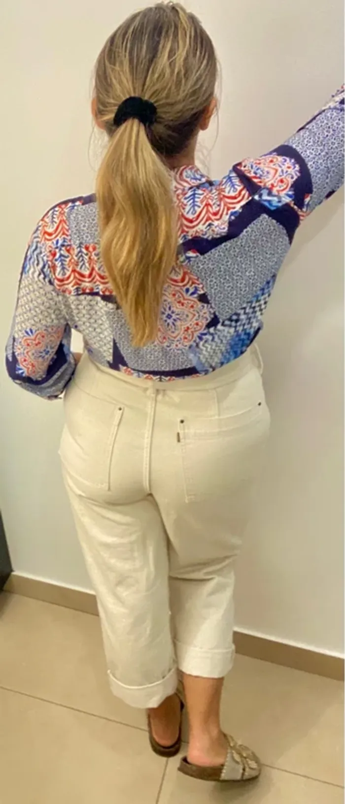 Chemise fluide imprimée taille 42 - photo numéro 7