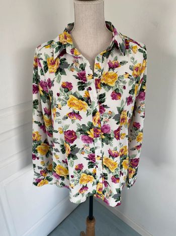Chemise fleurie taille M