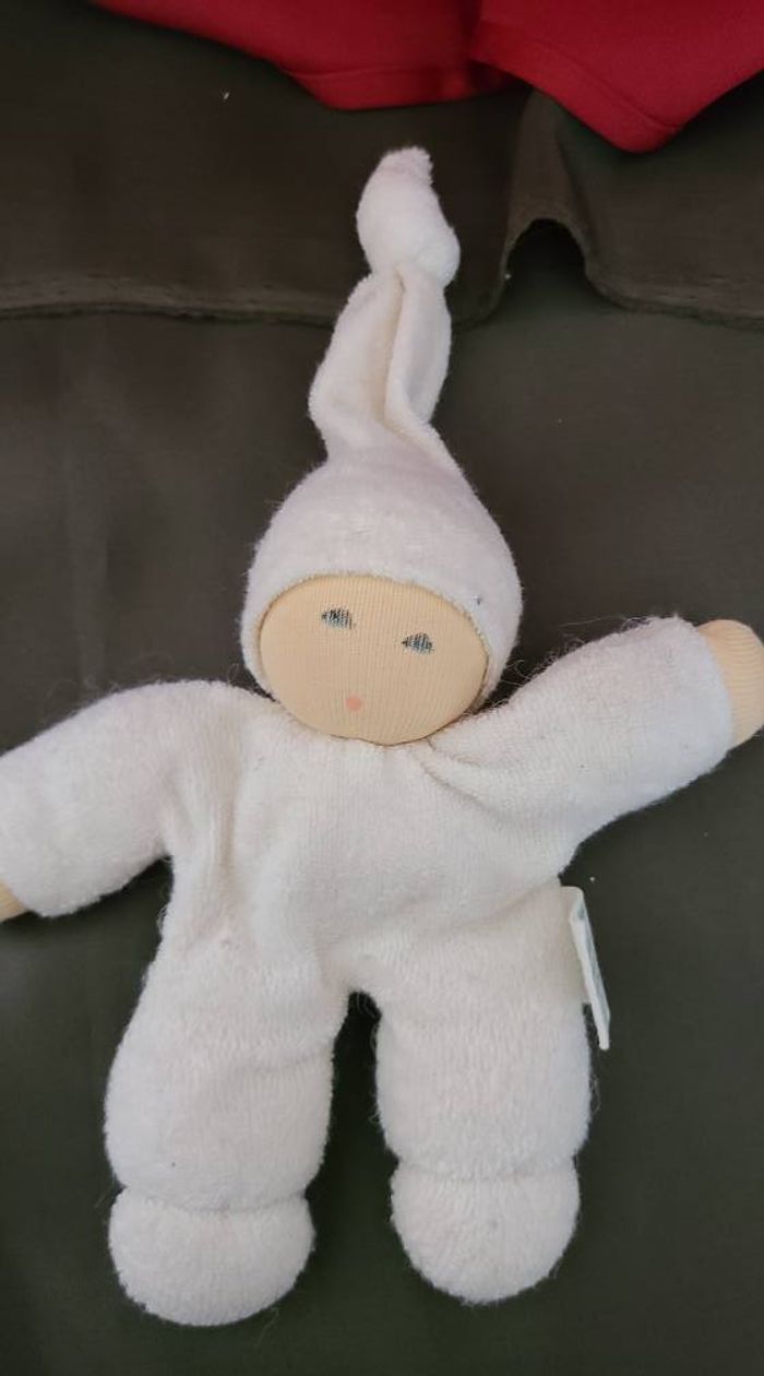 Doudou poupée Pimpel Coloris écru