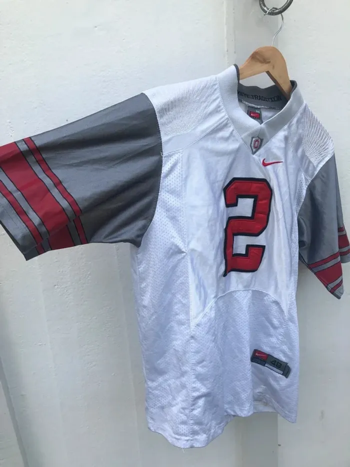 Nike Maillot NCAA jersey varsity Ohio State Buckeyes  American Football Mens M Made in Korea - photo numéro 2