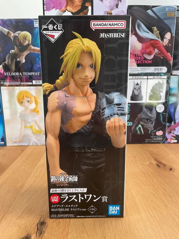 FullMetal Alchemist - Ichiban Kuji Masterlise - Figurine Lot Last One Edward Elric