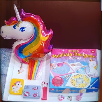 Mandala licorne et accessoires