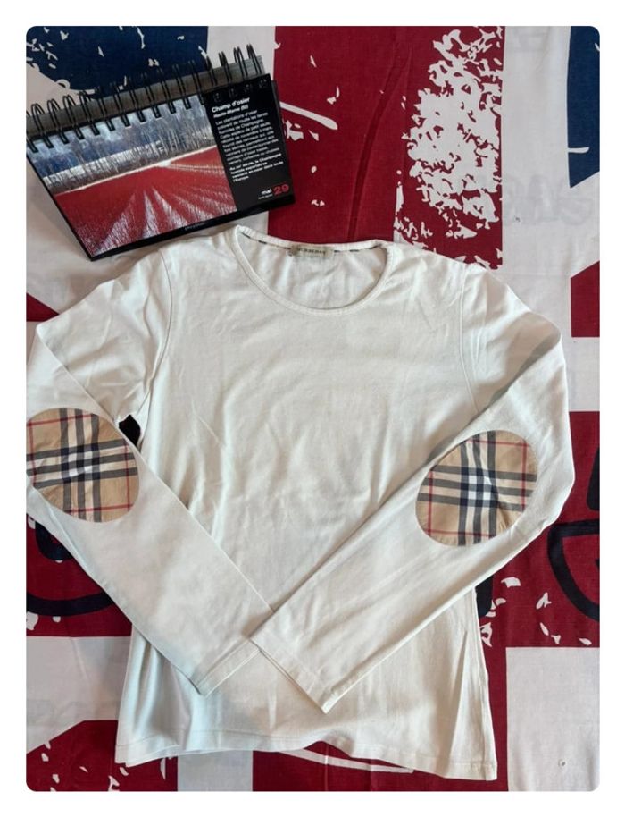 T-shirt manche longue Burberry taille xxs/xs