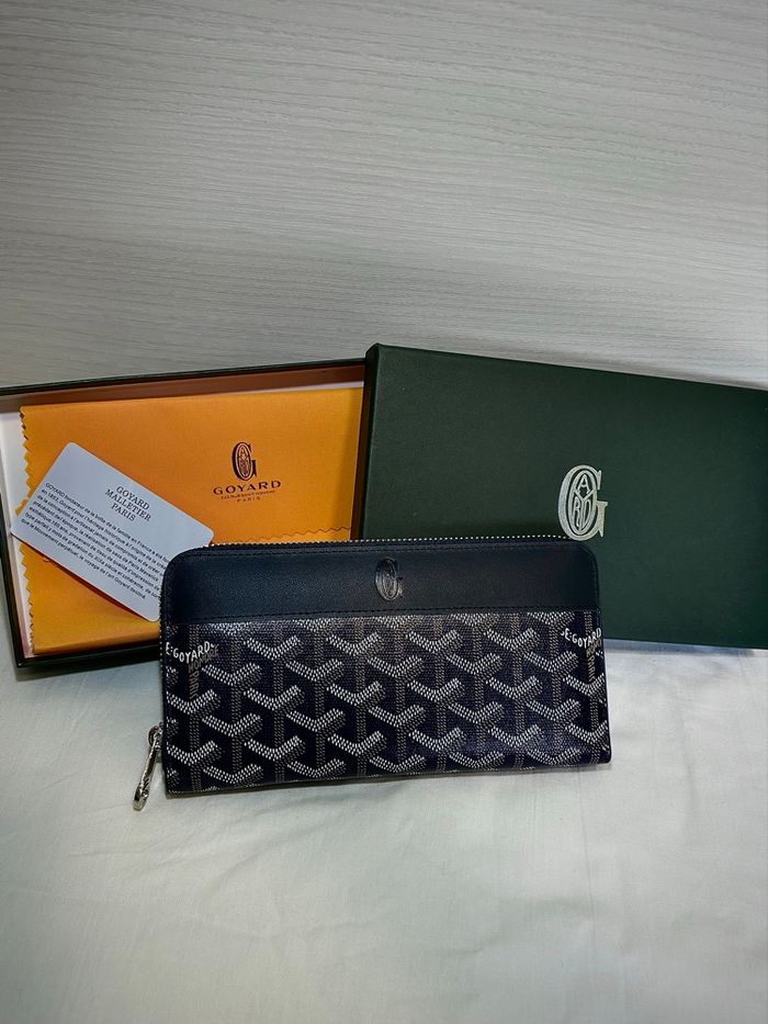 Portefeuille GOYARD Matignon GM Bleu Marine - Neuf