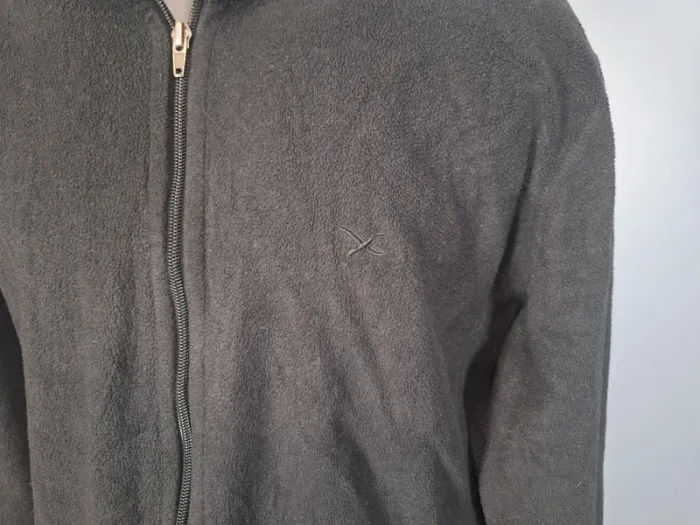 Polaire zippée Eddie Bauer – Homme M – Noir - brodé (627) - photo numéro 3
