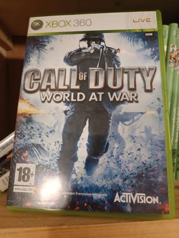 Jeu xbox 360 Call of duty world at war