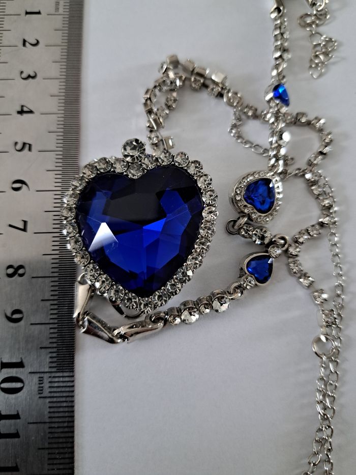 Lot Coeur de l'océan Titanic bracelet et pendentif vendu avec une pochette - photo numéro 8