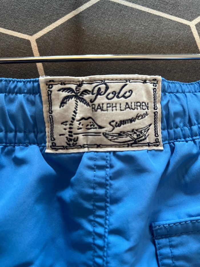 Short de bain bleu méditerranéen 8 ans - Ralph Lauren - photo numéro 3